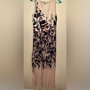 Ann Taylor Cream Sleeveless Dress